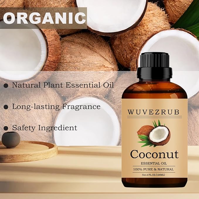 Coconut Essential Oils, 120ML Pure and Natural Essential Oil - Image 4