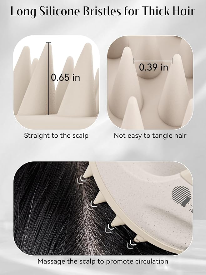 HEETA Hair Brush, Hair Growth Scalp Massager - Image 4