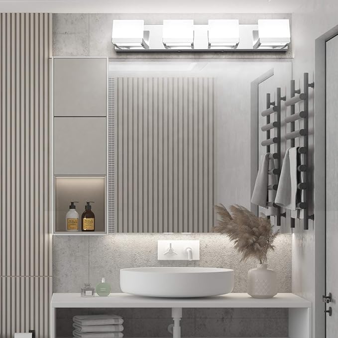 Tipace Dimmable Modern 4 Lights LED Vanity Light - Image 8