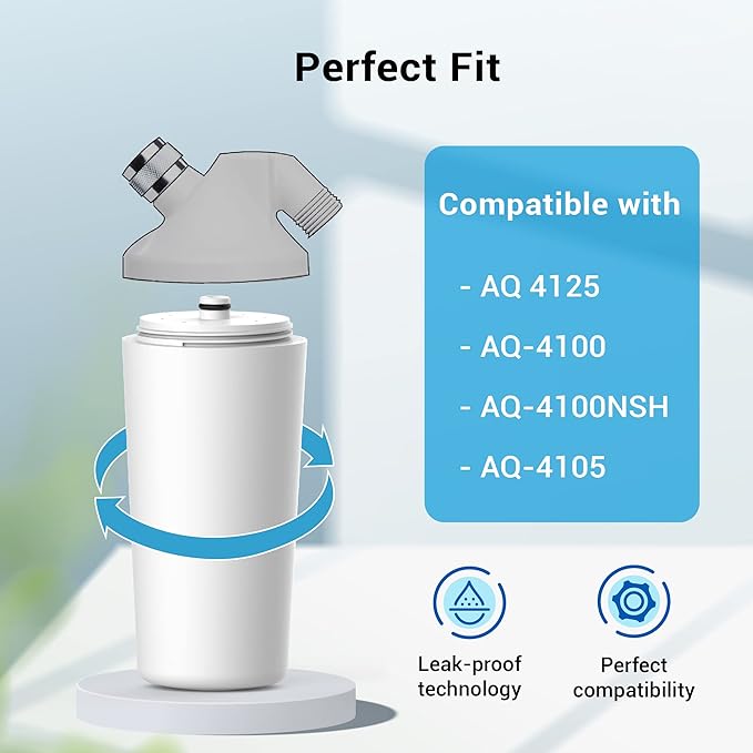 AQUACREST AQ-4125 Shower Filter Replacement Cartridge - Image 6