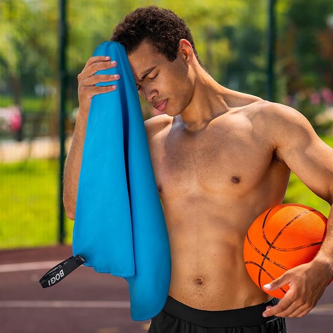 BOGI Microfiber Travel Sports Towel-Quick Dry, Soft Lightweight, Compact - Image 7