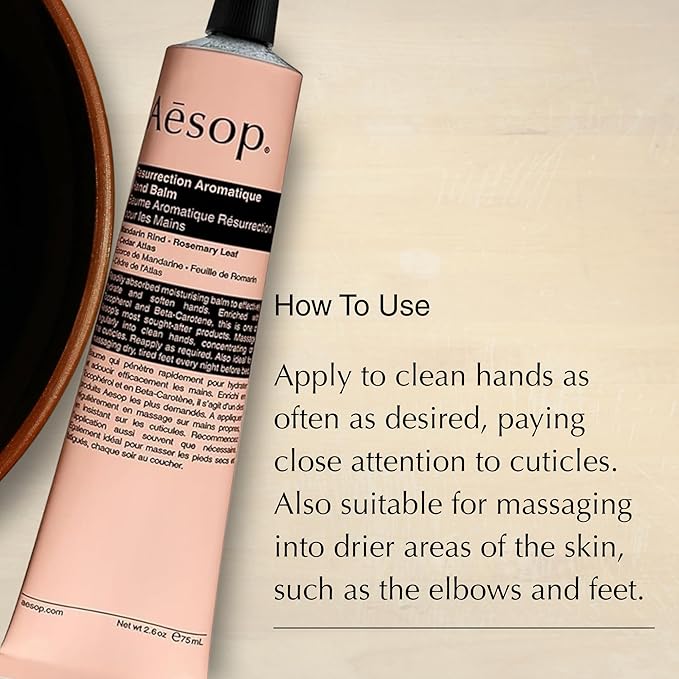 Aesop Hand Balm Set – Resurrection, Reverence & Eleos Hand Cream Trio– Deeply - Image 8