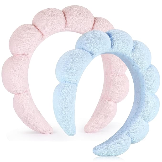 Ztomine Spa Headbands for Washing Face or Facial, Terry Cloth Headband Wash by Ztomine