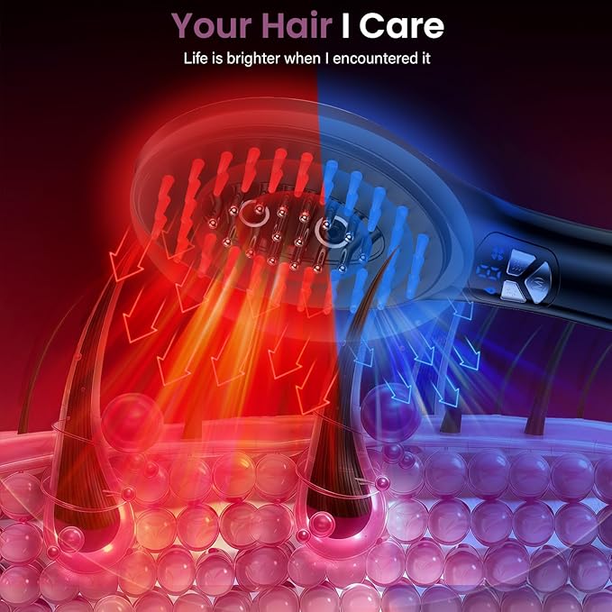 6-in-1 Rechargeable Scalp Massager Oil Applicator, Nano Mist, Electric Scalp - Image 6