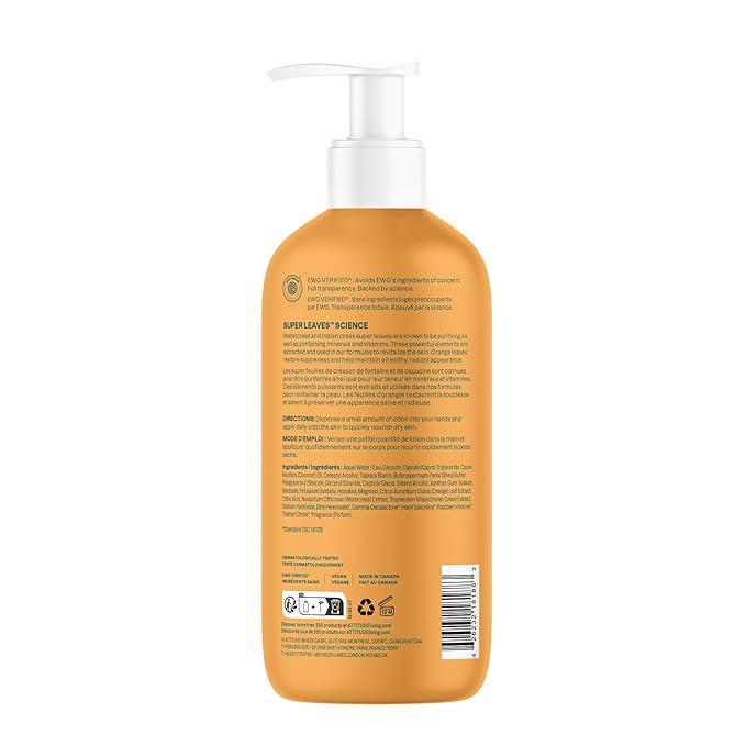 ATTITUDE Body Lotion, EWG Verified Moisturizer, Vegan Skin Care Products - Image 9