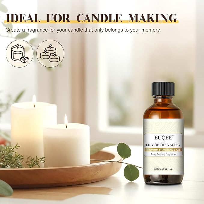 EUQEE 60ML Lily of The Valley Fragrance Oil Premium Essential Oil - Image 6