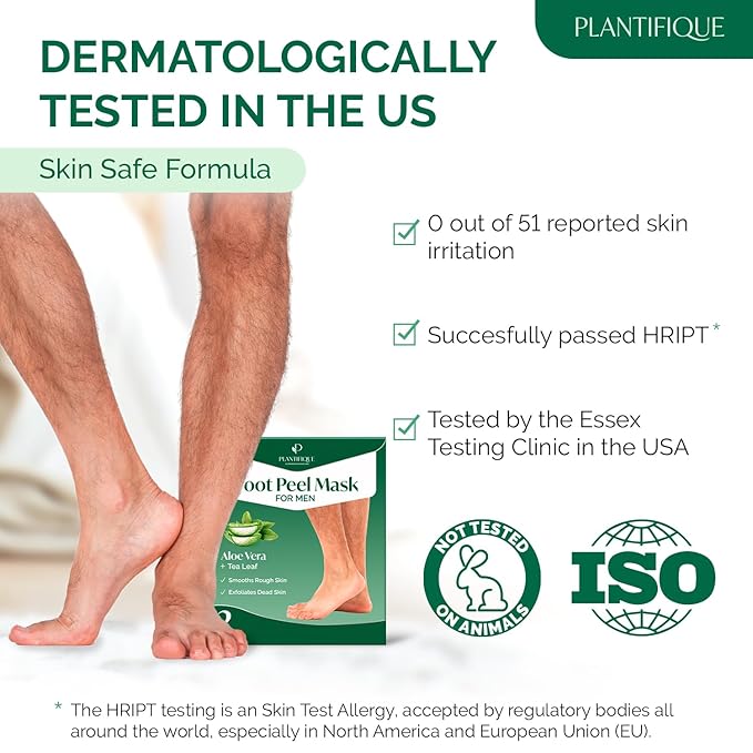 PLANTIFIQUE Foot Peeling Mask 2 Pack - Image 4