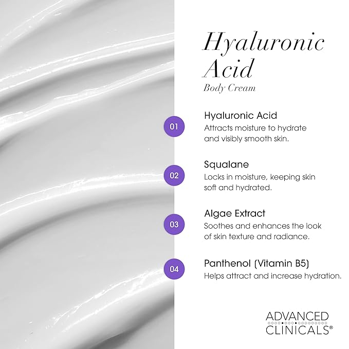 Advanced Clinicals Hyaluronic Acid Moisturzier + Brightening Vitamin C Cream - Image 7