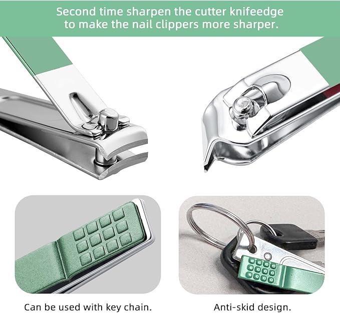 Manicure Set 8 in 1 Nail Clipper Set, Fingernail & Toenail Clippers, Manicure - Image 4