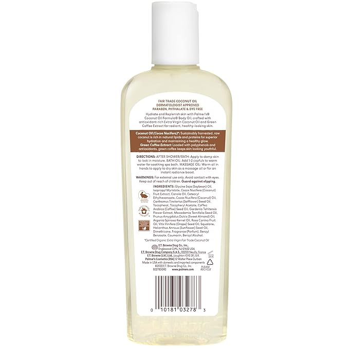 Palmer's Coconut Oil Formula Body Oil, Body Moisturizer - Image 2