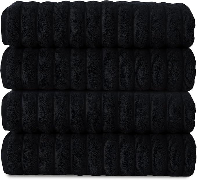 Classic Turkish Towels CTT Premium 4 Pack Bath Towels Set, Made by ClassicTurkishTowels