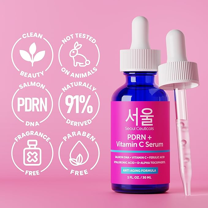 SeoulCeuticals PDRN Serum Salmon DNA Vitamin C Serum – Korean Skincare Anti - Image 6