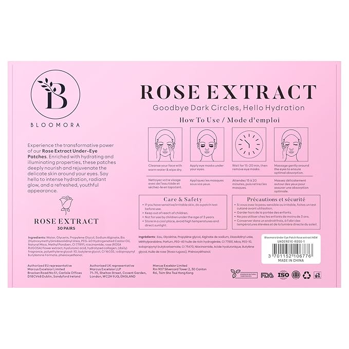 BLOOMORA Rose Under Eye Patches - Image 8