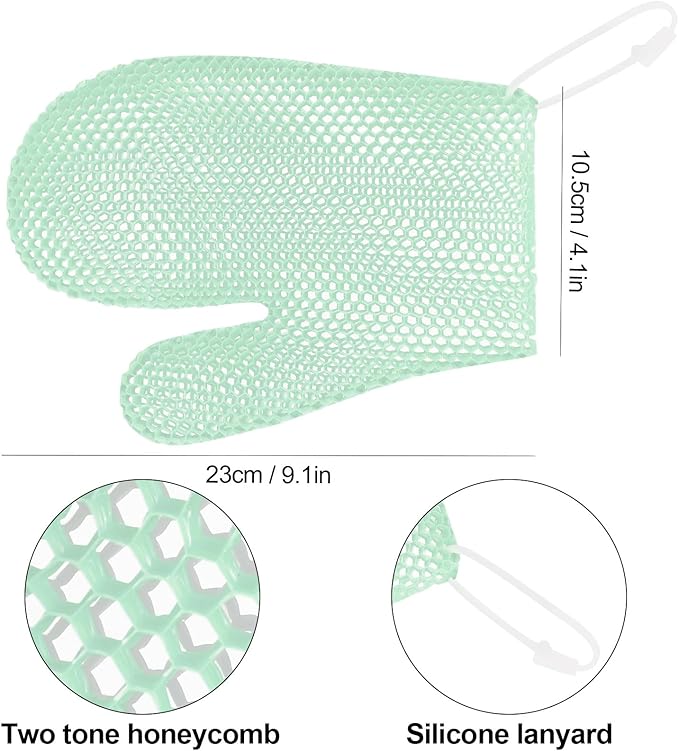 Exfoliating Glove Bath Mitt -Exfoliating Gloves - Image 2