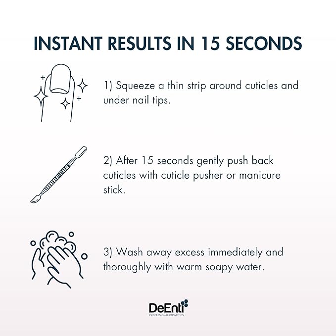 DeEnti Instant Cuticle Remover Gel, Professional Cuticle Softener - Image 4