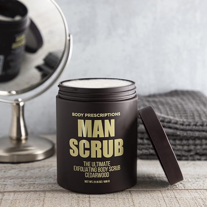 Body Prescriptions Men’s Exfoliating Body Scrub – Ultimate Skin Cleansing Wash - Image 4
