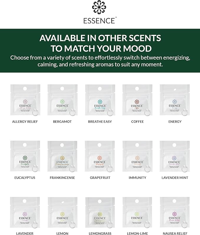 Essence Wearable Aromatherapy Nasal Diffuser – Eucalyptus Essential Oil Nose - Image 7