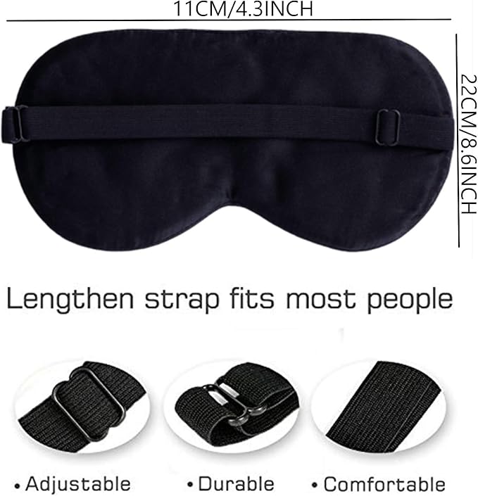 Maxfeel 100% Pure Silk Eye Mask - Image 2