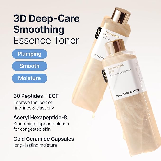 SUNGBOON EDITOR Silk Peptide EGF Facial Toner - Image 2