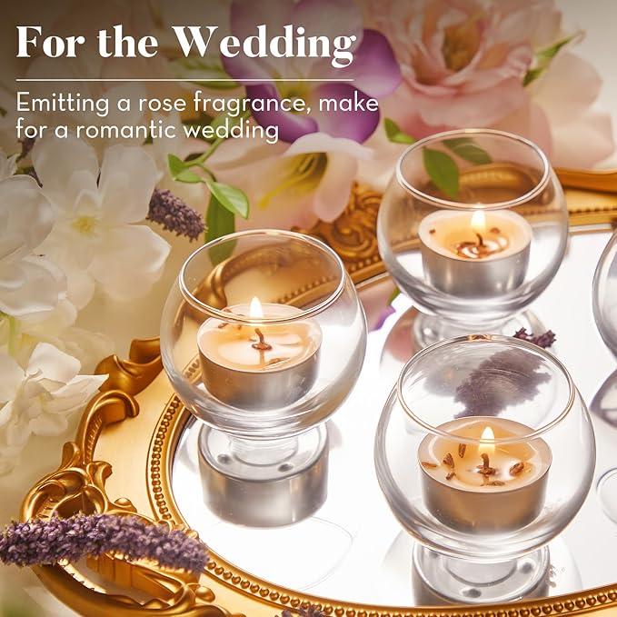 8 Pack Laven​der Tealight Candles - Image 7