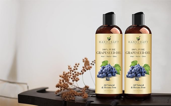 Handcraft Blends Grapeseed Oil | 100% Pure and Natural | Bath & Body Oil | - Image 6
