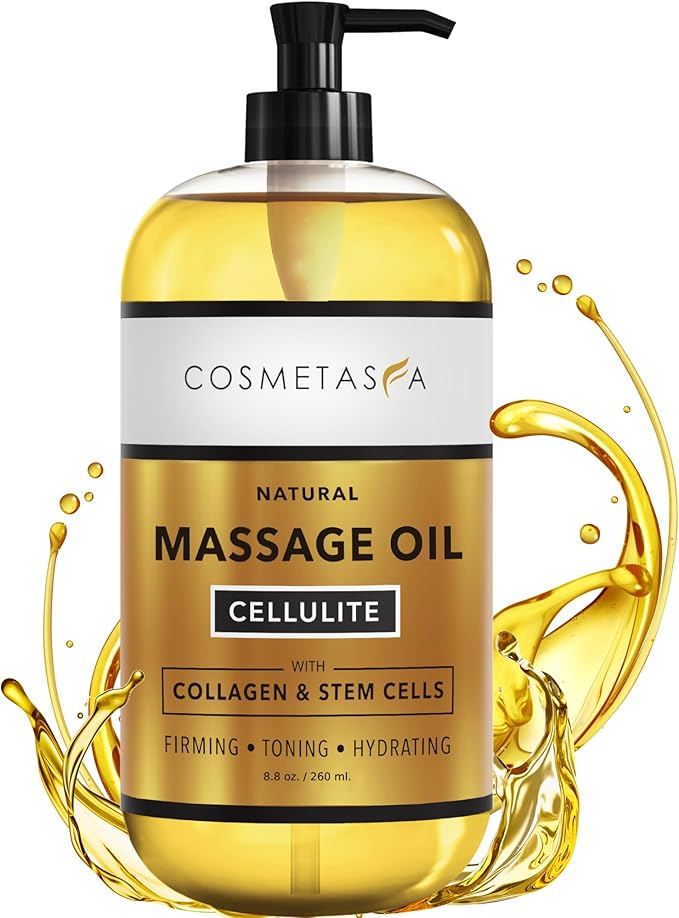 Cosmetasa Anti Cellulite Massage Oil – Lymphatic Drainage & Firming Body Oil by Cosmetasa