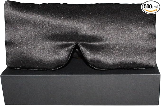 100% Mulberry Silk Eye Mask Blackout Sleeping Eye Cover by RunGrape