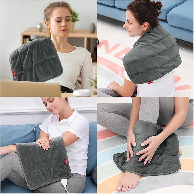 Comfytemp Weighted Heating Pad for Back & Period, FSA Eligible Electric Heat Pad - Image 7