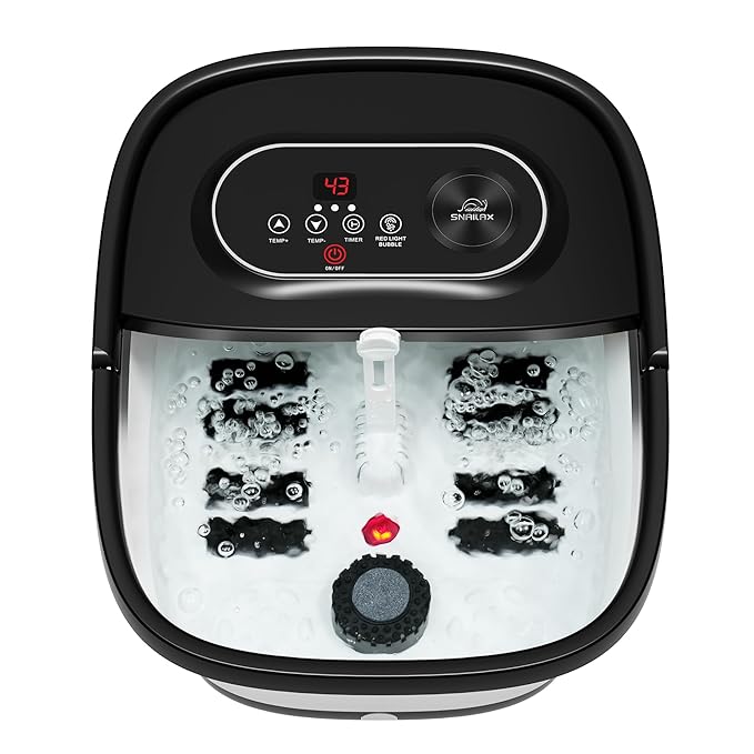 Snailax Foot Spa with Heat, Foot Bath, Collapsible Foot Spa Bath Massager with by Snailax