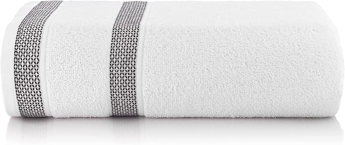 CASA COPENHAGEN Solitaire 6Pcs 100% Egyptian Cotton Large Designer Towels Gift - Image 3
