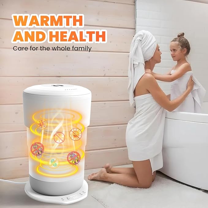 Ann Katy Towel Warmer Bucket for Bathroom – 23L Large Capacity Hot Towel Heater - Image 2