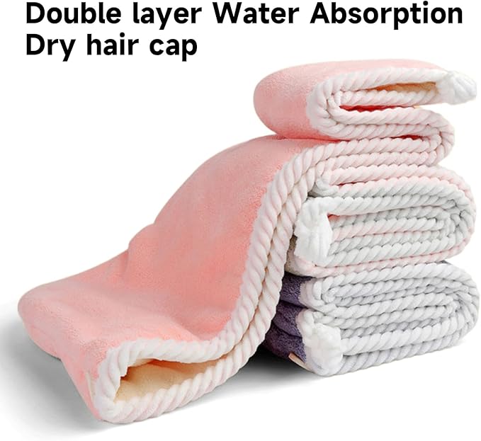 Microfiber Hair Towel, Hair Towel wrap - Image 4