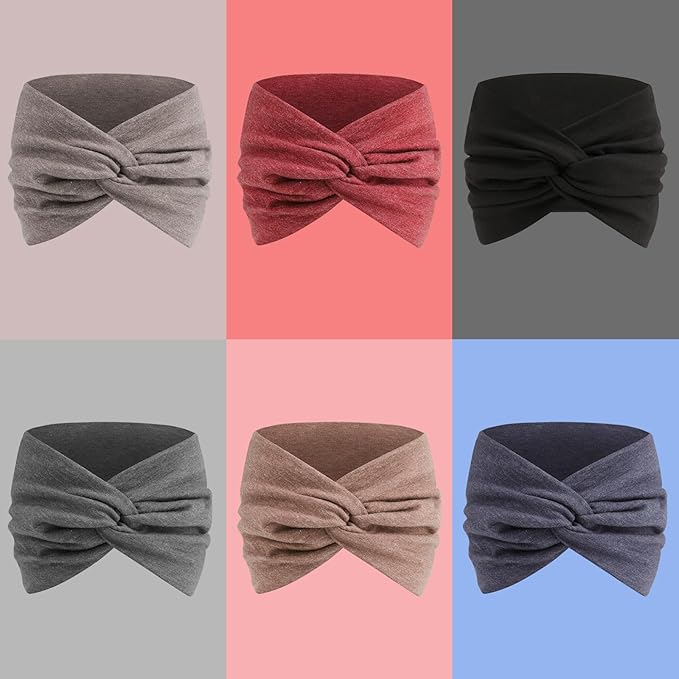 Extra Wide Headbands for Women, Boho Headbands for Women's hair bands for - Image 2