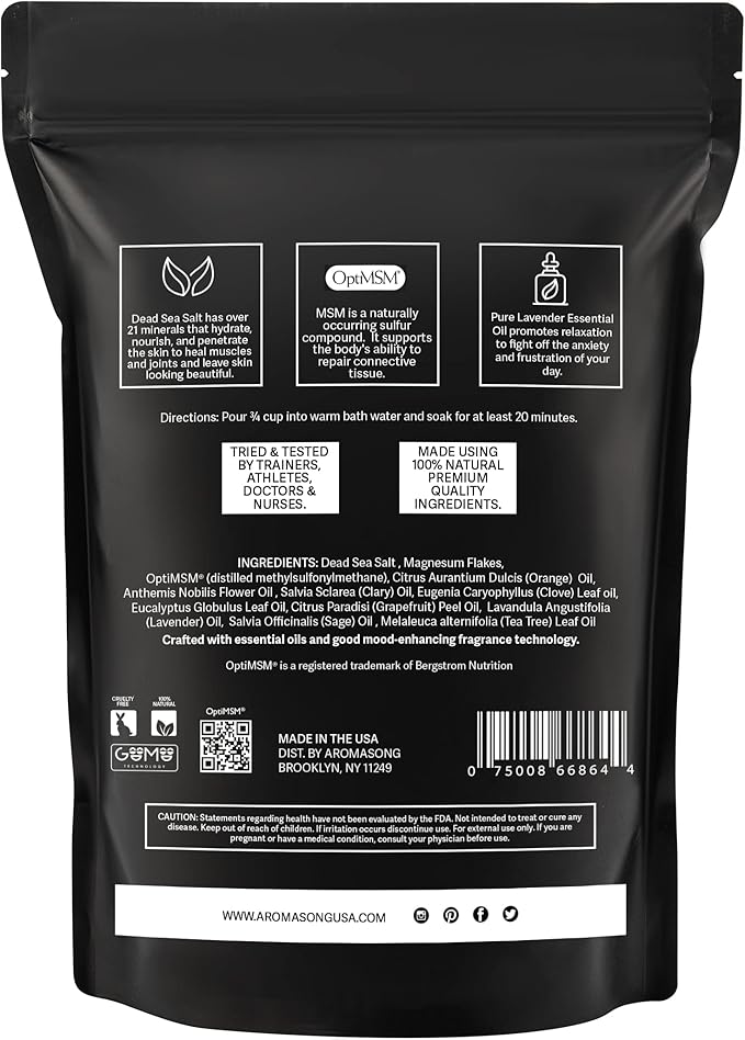 Aromasong Muscle Recovery Bath Soak - Image 8