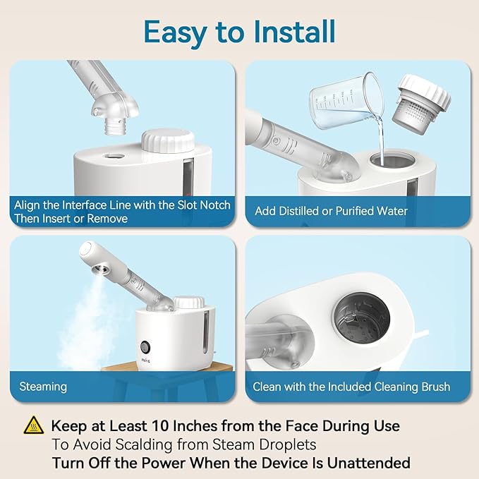 Facial Steamer Nano Ionic Face Steamer - Image 6