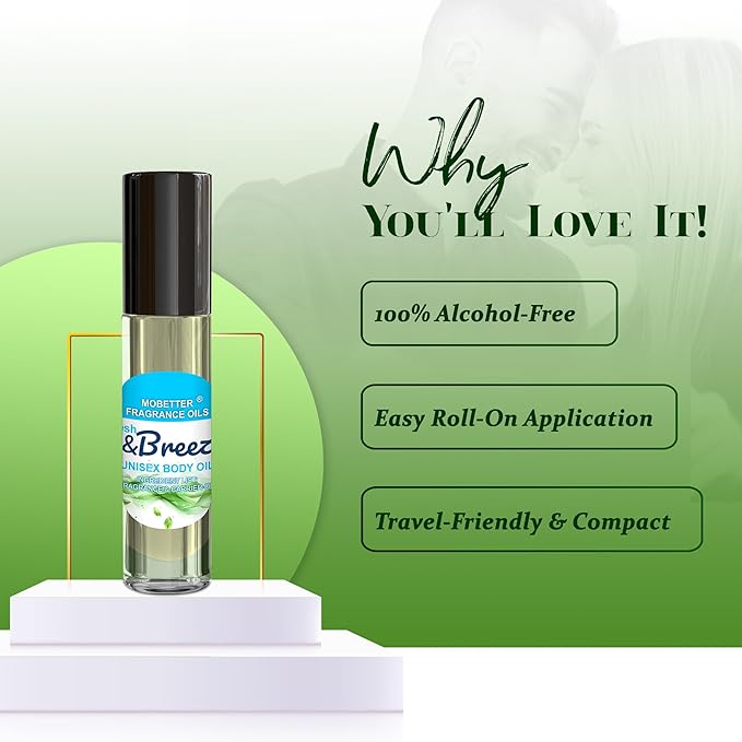 MOBETTER FRAGRANCE OILS Fresh & Breezy Fragrance Body Oil - Image 4