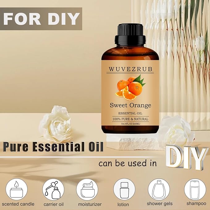 SweetOrange Essential Oils, 240ML Pure and Natural Essential Oil - Image 3