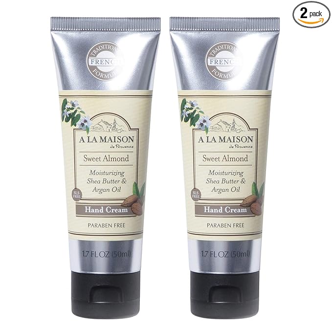 A LA MAISON Hand Cream, Sweet Almond, 1.7 Fluid Ounce, 2 Pack by ALaMaison