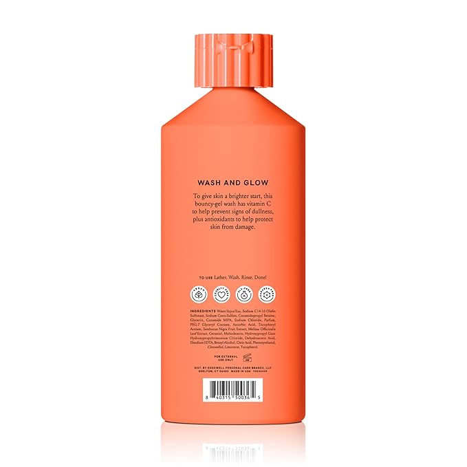 Billie Glow Brightening Womens Body Wash, 18 fl oz, Bright Citrus Woods Scent - Image 6