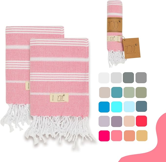 Turkish Hand Towels by YAZZTURKISHCOTTON