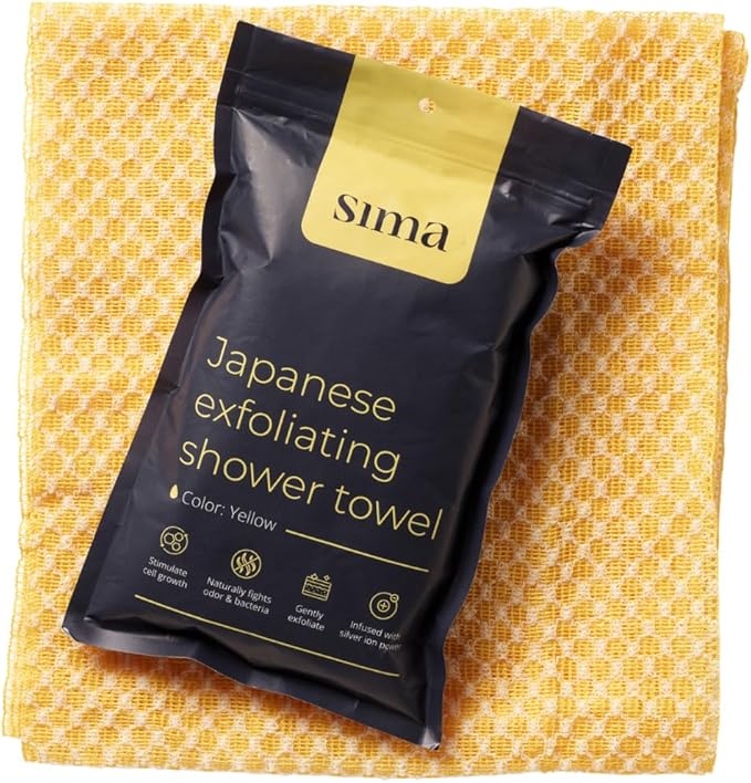Sima Brand Exfoliating Washcloth Face & Body Scrub Towel - Image 7