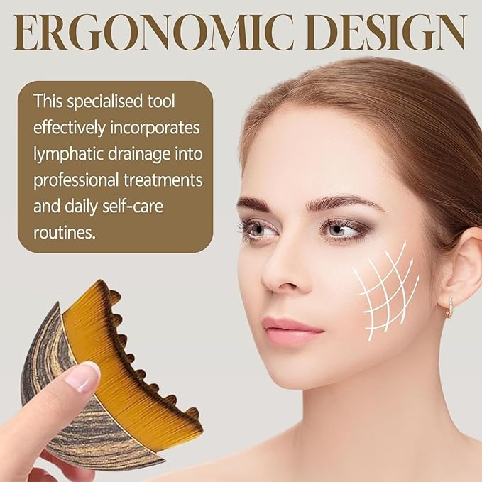 New Lymphatic Contour Face Brush, Contour Face Brush - Image 5