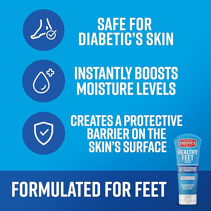 O'Keeffe's for Healthy Feet Foot Cream - 3 oz Travel Size Tube - Guaranteed - Image 3