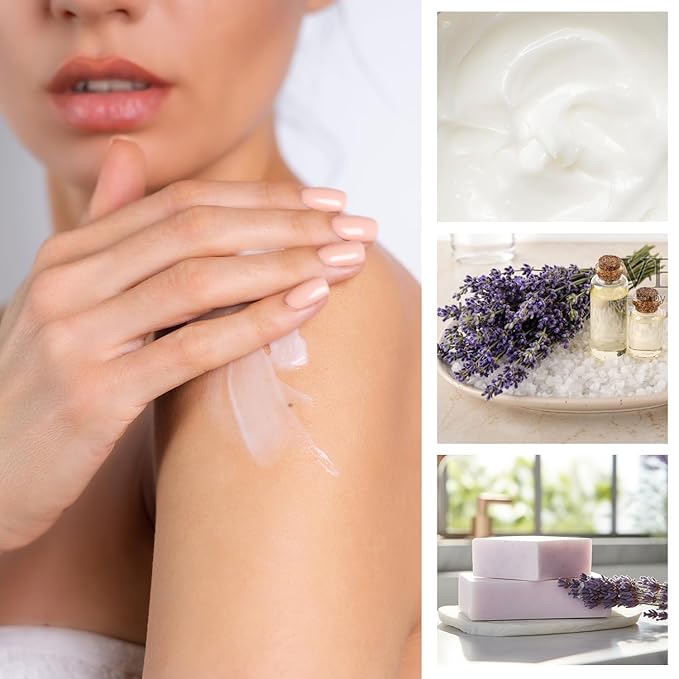 Lavender Spa Gift Set for Women, Luxury 9 Pcs Bath Salts Set, Relaxation Gifts - Image 5
