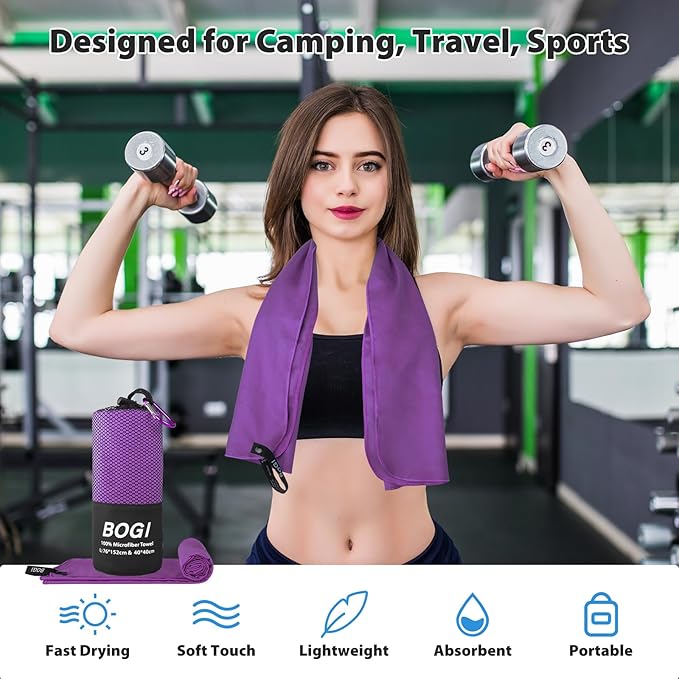 BOGI Microfiber Quick Dry Sports Towel - Image 6