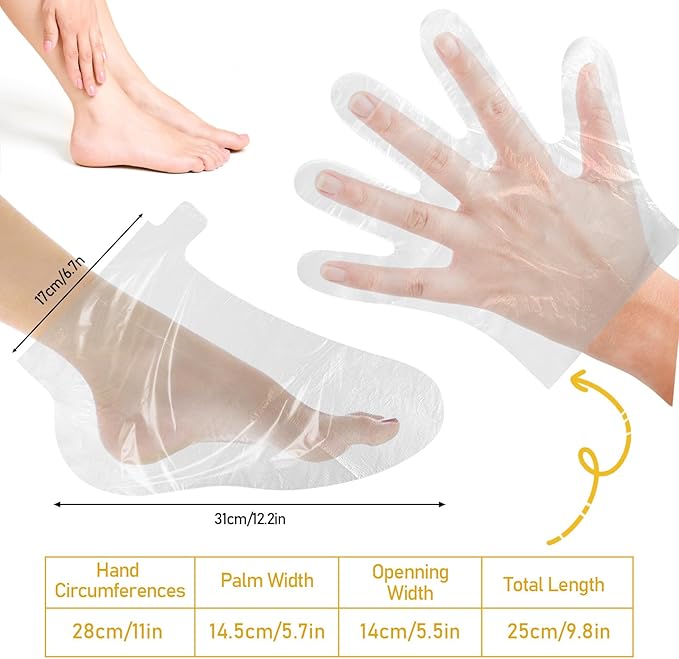 200 Pcs Paraffin Wax Liners for Hands and Feet - Image 6