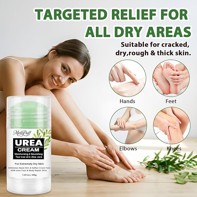 60% Urea Cream Stick with 2% Salicylic Acid, Tea Tree & Aloe Vera - Image 7