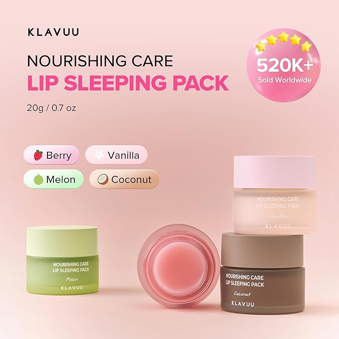 Klavuu Lip Mask Sleeping Pack – Overnight Deep Hydrating Korean Lip Balm - Image 3