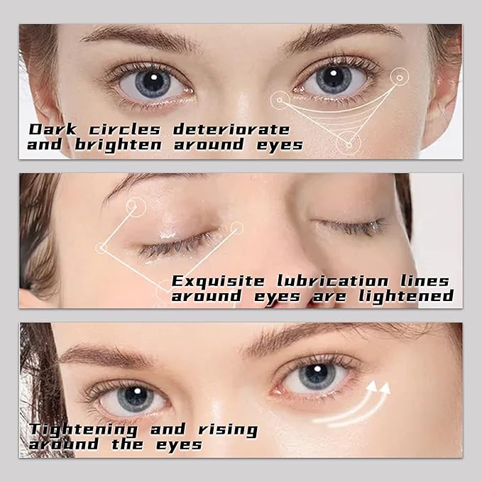 Adofect 30 Pairs Black Collagen Under Eye Mask Anti-Aging Hyaluronic Acid Eye - Image 2