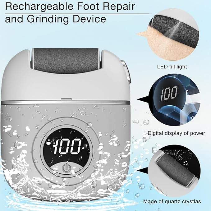 Callus Remover Foot File, Electric Foot File Grinding Machine Foot Repair and - Image 2